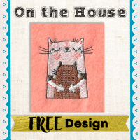 On the House free design: Mama Cat