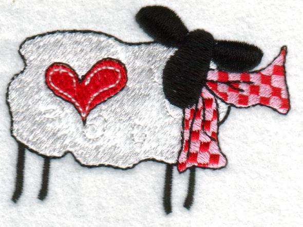 Valentine sheep