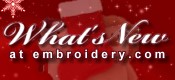 What's New at Embroidery.com
