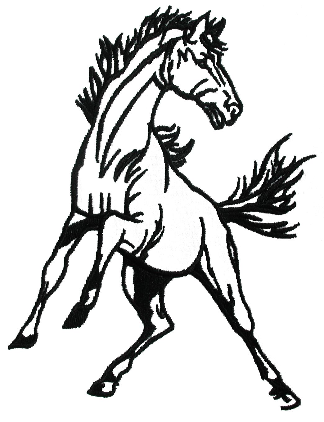 free vector clip art mustang horse - photo #6