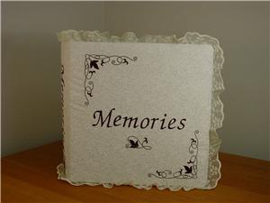Memories Embroidered Binder Cover