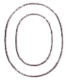 Double Oval Outlines Border / smaller