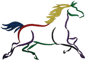 Multicolor Horse