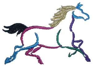Small Multicolor Horse