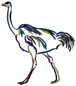 Abstract Ostrich