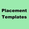 August - Placement Templates