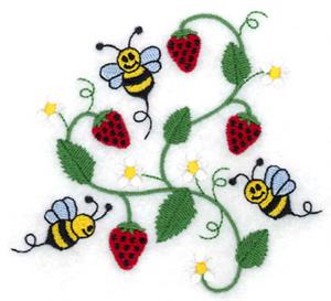 Bees and Strawberries