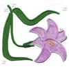 Lily Applique, Lower Right
