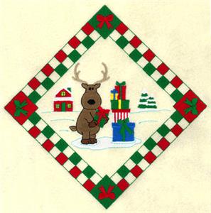 Reindeer Christmas Gifts Potholder