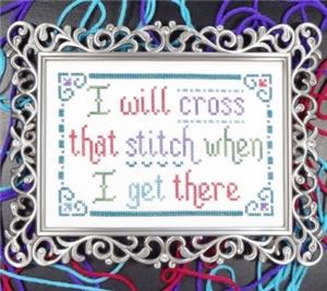 Cross that Stitch Cross Stitch Pattern