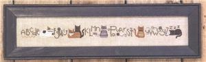 Kitty Cat Row Cross Stitch Pattern
