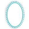 Oval Frame with Decorative Border