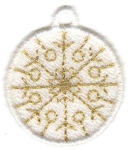 Snowflake - Mini FSL Ornament