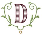 Romanesque 9 Letter D