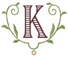 Romanesque 9 Letter K