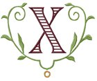 Romanesque 9 Letter X