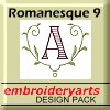 Romanesque Monogram Set 9