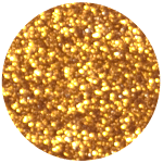 Embroidery Glitter - Dark Gold / 9.5 in x 6 in