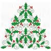 Holly Christmas Tree - Large