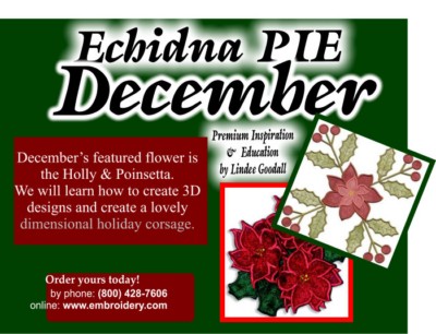 Echidna P.I.E. December Birth Month Flower