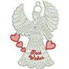 Free Standing Lace Angel ("Best Wishes")