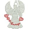 Free Standing Lace Angel ("Courage")