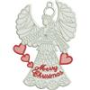 Free Standing Lace Angel ("Merry Christmas")