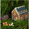 Image of Gingerbread Candy Cane Cottage Pattern