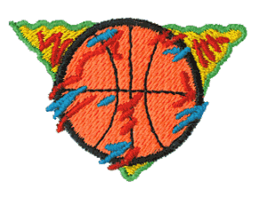Basketball #35 w/specks and flecks