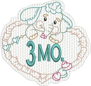 Baby Milesone Month (with Knockdown) 3
