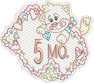 Baby Milesone Month (with Knockdown) 5