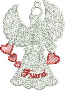 Free Standing Lace Inspiration Angel (Friend)