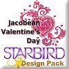 Jacobean Valentines Day Design Pack