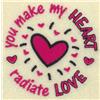 Heart Radiates Love
