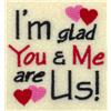 Glad You & Me Are Us!