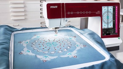 Pfaff® Creative Sensation Pro II sewing machine.