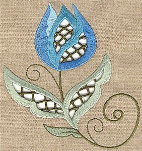 Cutwork flower I Embroidery Design by John Deer's Embroidery Legacy