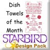 Dish Towels of the Month Design Pack