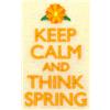 Keep Calm and Think Spring