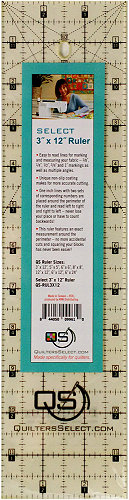 Quilter's Select Non-Slip Rulers / 3" x 12"