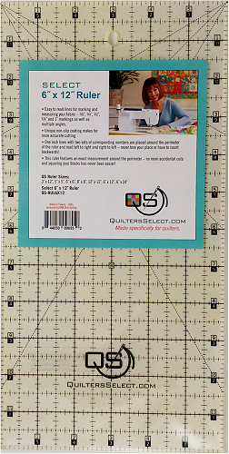 Quilter's Select Non-Slip Rulers / 6" x 12"