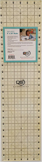 Quilter's Select Non-Slip Rulers / 6" x 24"