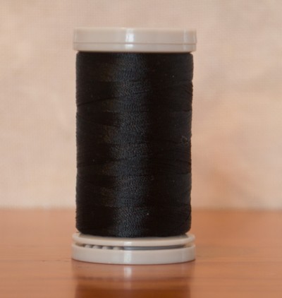 80 wt Para-Cotton Poly Thread / 0900 Black