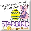 Easter Sunbonnet Bunnies Design Pack