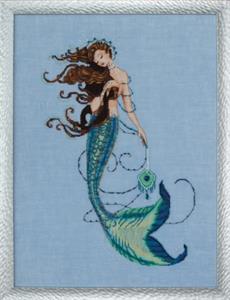 Renaissance Mermaid Cross Stitch Pattern