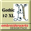 Gothic XL Monogram Set 10