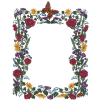 Butterfly Floral Border
