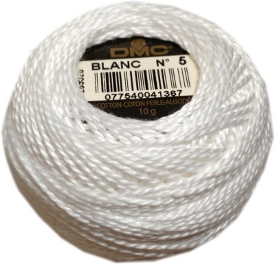 DMC Pearl Cotton Balls Article 116 Size 5 / BLANC White