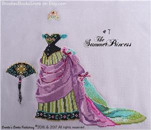 The Summer Princess Gown Cross Stitch Pattern
