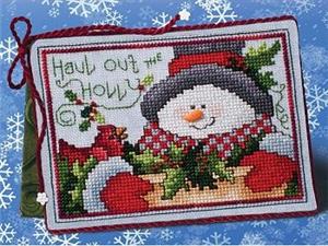 "Haul Out the Holly" Cross Stitch Pattern